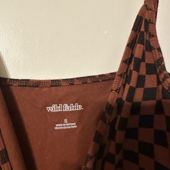 Wild Fable Brown Tan Slip Mini Dress - Picture 3 of 4